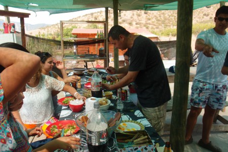 Vi åt typ konstant!